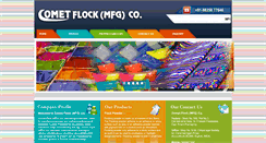 Desktop Screenshot of flockpowderindia.com